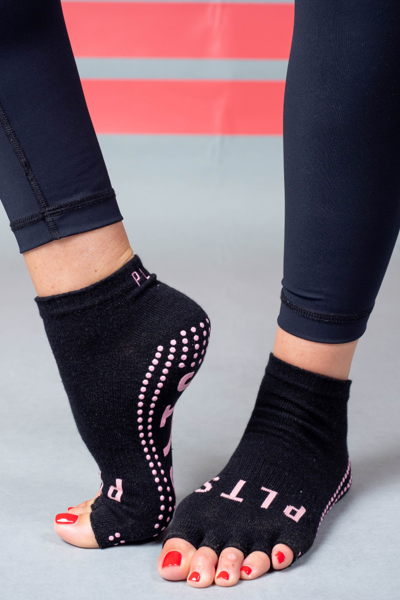 Grip Socks - Black/pink